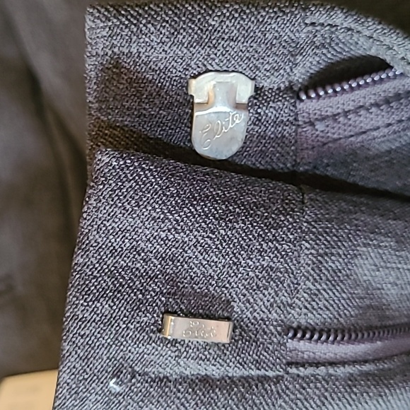 VINTAGE DARK HEATHER CHARCOAL 88 SUIT PANTS - Picture 12 of 12